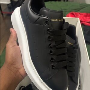Alexander McQueen Black and White Men's Sneakers